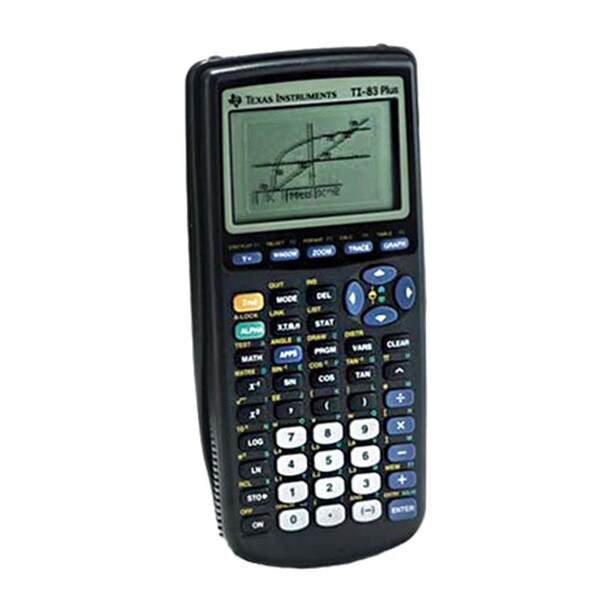 A TI-83 graphing calculator.